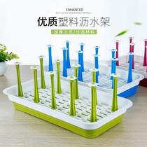 创意家用水杯杯架放架子杯子的挂架沥水托盘带茶杯套装晾玻璃置物
