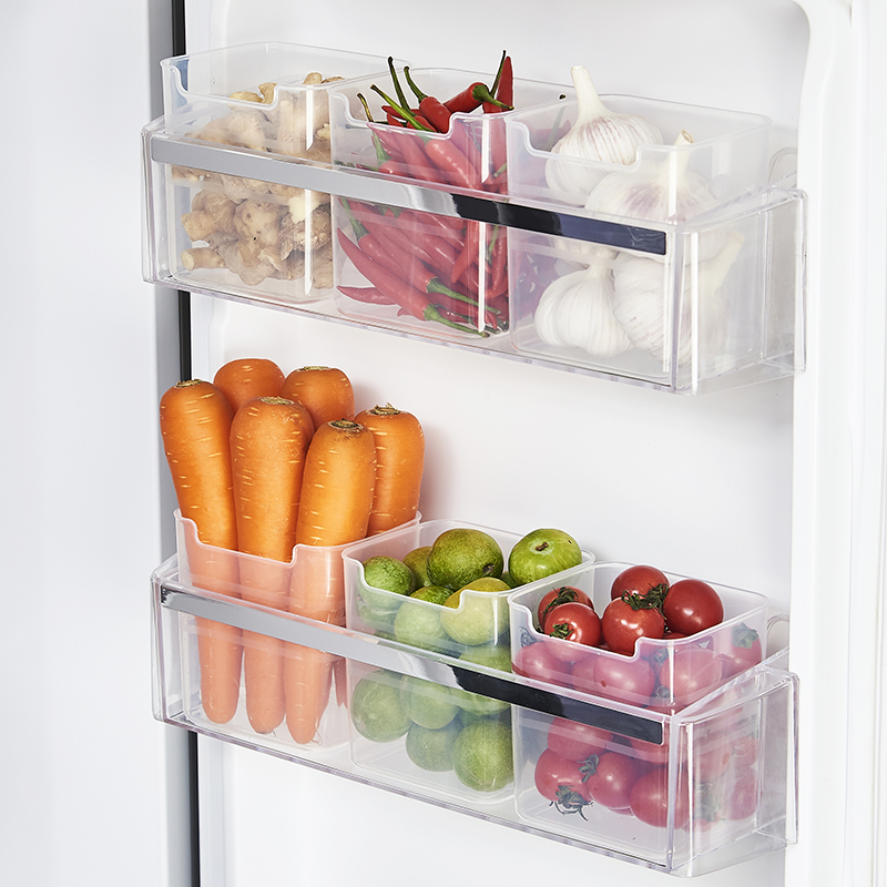 冰箱侧门收纳盒分装整理神器内侧保鲜食品级侧面储物门上盒子厨房