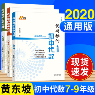 领券立减5元！黄东坡著优与雅的初中数学代数培优新方法七八九年级上下册全套专项思维训练解题技巧奥林匹克中学数学竞赛教程