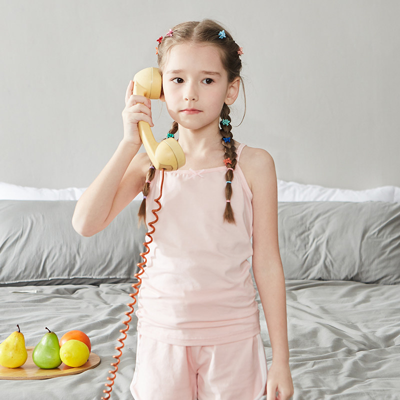 南极人女童吊带背心内穿儿童纯棉春夏宝宝小女孩学生打底吊带衫