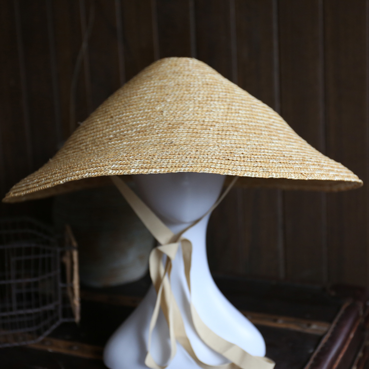 包邮编织斗笠帽渔夫帽盆帽折叠女款夏天遮阳帽防uv防紫外沙滩帽