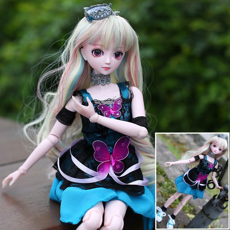 正版新品叶罗丽娃娃冰公主4分娃夜萝莉仙子洋娃娃精灵玩具女包邮