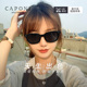 CAPONI高级感黑框GM墨镜女2024新款防晒防紫外线显瘦太阳眼镜jade