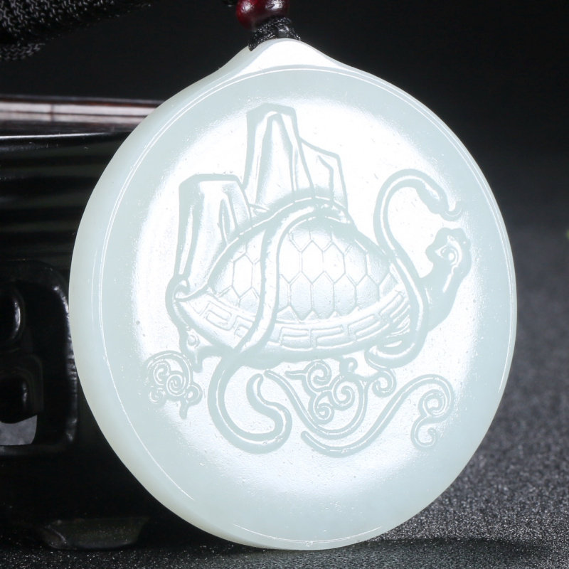 和田玉挂件四大神兽 玄武 51.72克