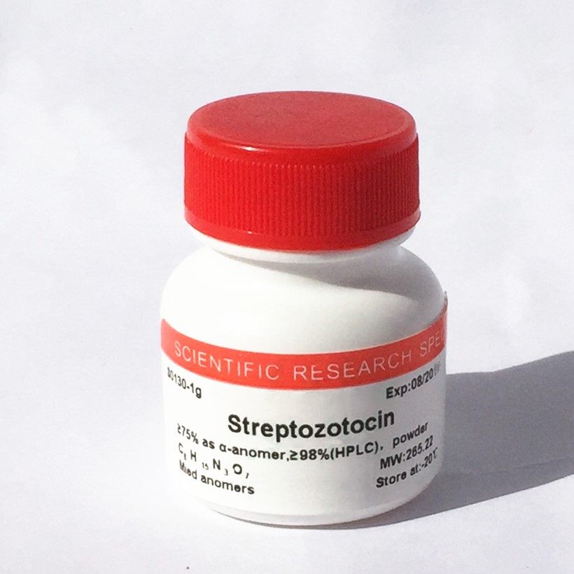 实验试剂 链脲佐菌素 stz streptozotocin sigma[s0130]分装100mg