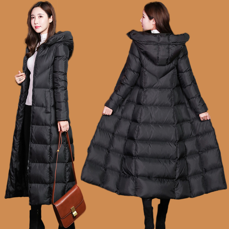 一折波司登羽绒服女 中长款 鸭鸭