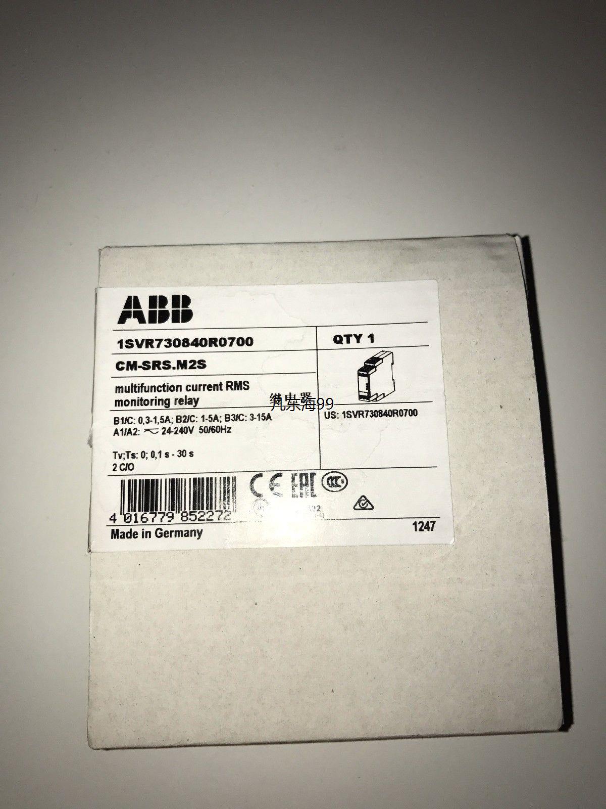 询价【全新】ABB电压监视器 CM-SRS.M1S / CM-SRS.M2S议,议价产品