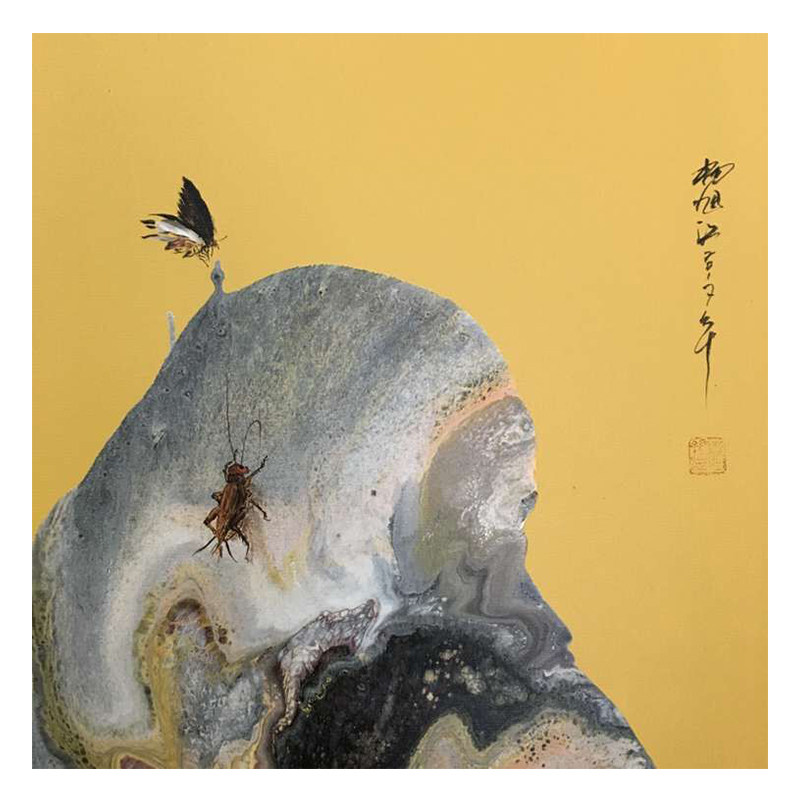杨旭江《和谐》原创孤品布面油画