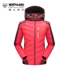 诺诗兰NORTHLAND冬季女式羽绒服防风保暖蓬松胶条贴合 GD042504