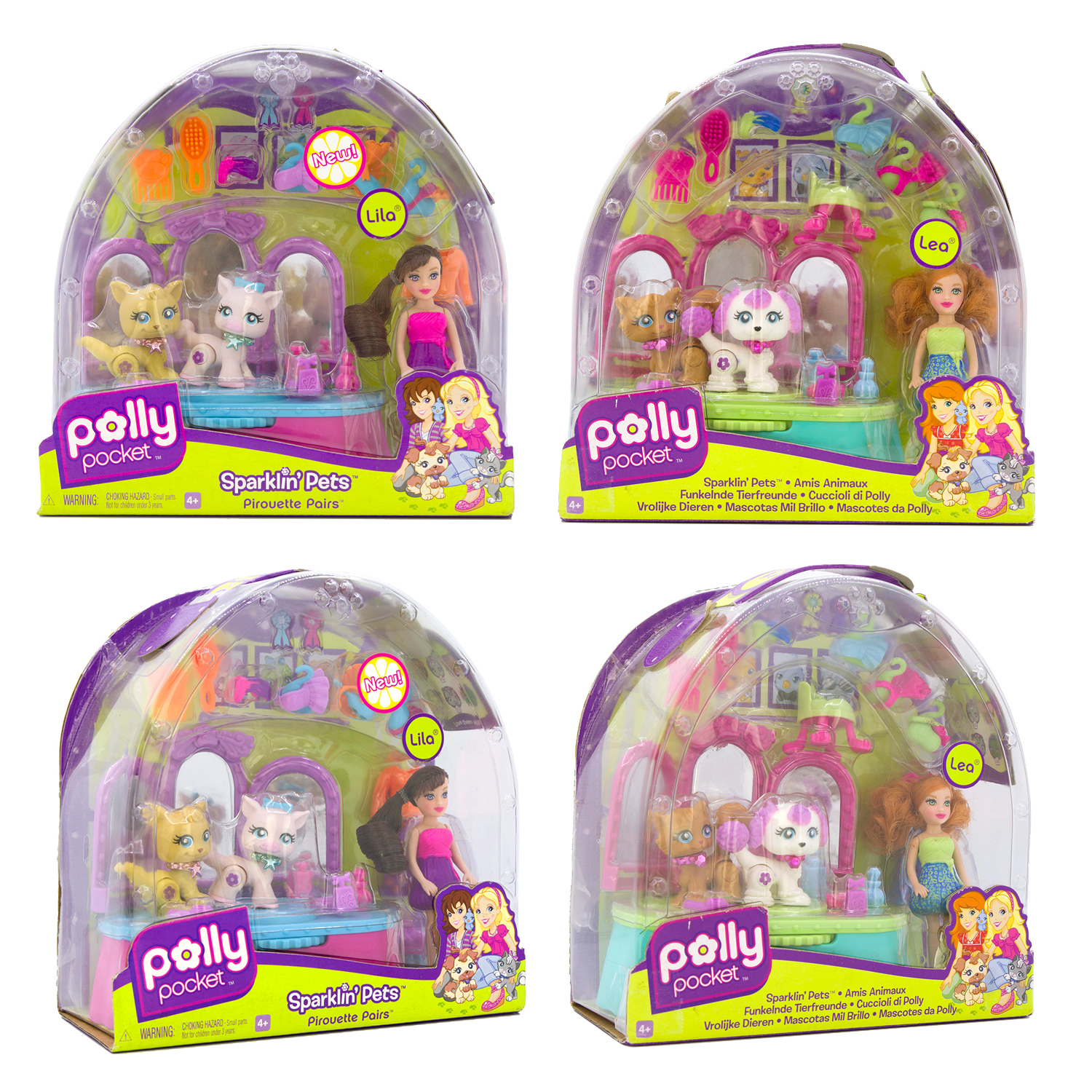 Polly pocket SPARKLIN PETS小波莉娃娃lila宠物旋转化妆舞台lea在类目 玩具/童车/益智/积木/模型, 娃娃/配件中 - 来自Buy2taobao.com提供专业的淘宝代购服务
