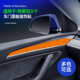 适用于特斯拉model3/Y车门面板装饰贴保护翻毛皮车内用品改装配件