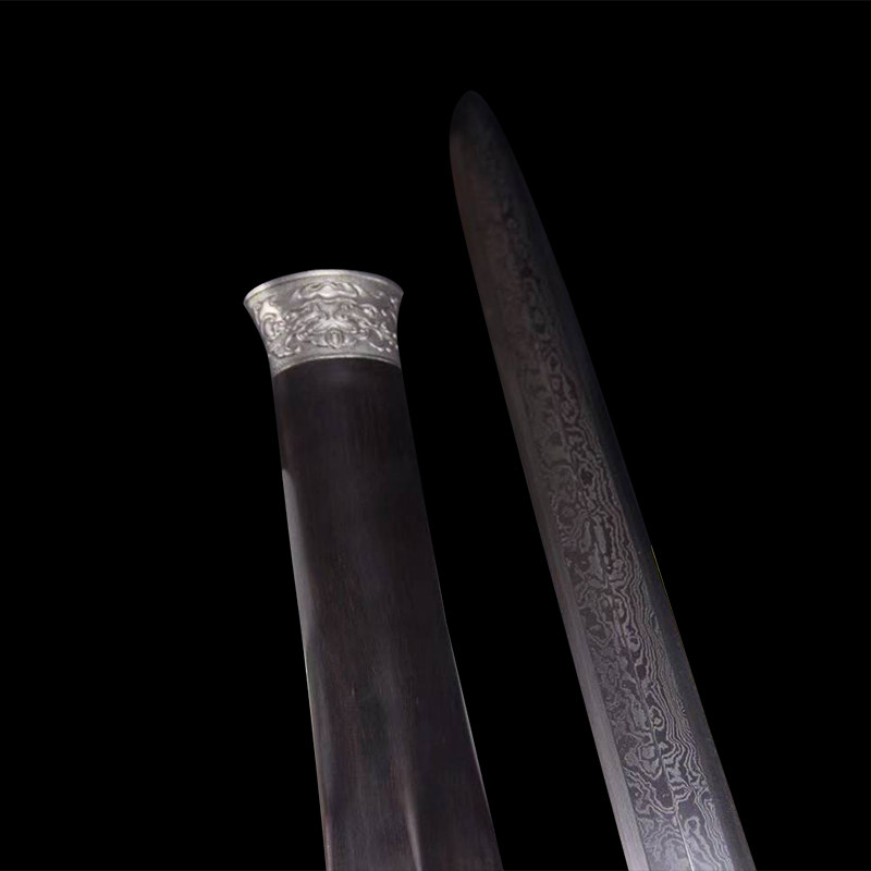 【莫干剑】季劭聪 莫干铁装战剑 未开刃 浙江省工艺美术大师