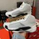 Air Jordan 38 郭艾伦白灰色 AJ38 男鞋高帮实战篮球鞋FN7482-100