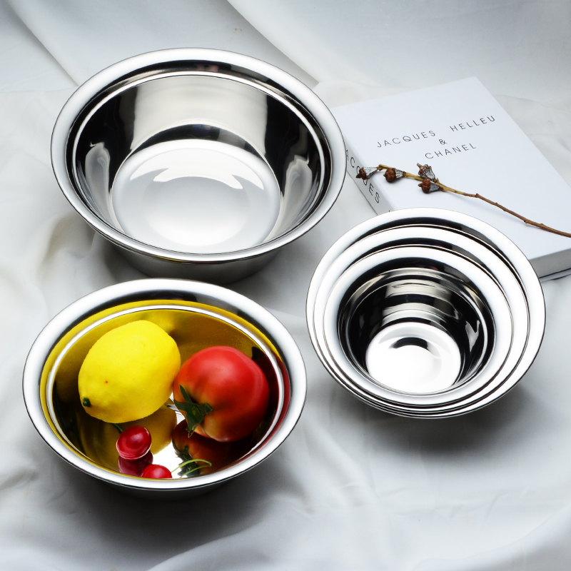 Een 304 Stainless steel Soup pots Deepen thickening Trays kitchen Border defence And surface baking Containerin the Tableware , Tableware , Basin category - from Buy2taobao.com to provide professional Taobao agent buy service