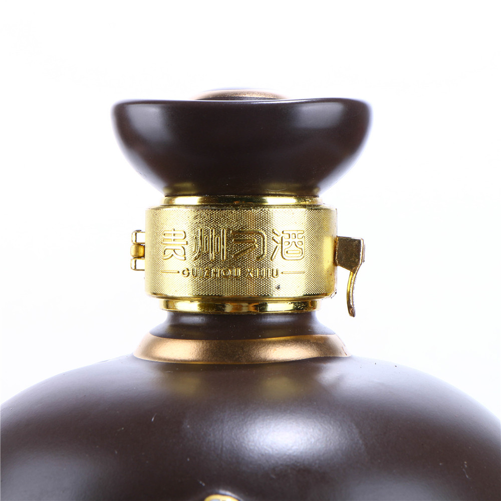 21/2015年5斤装贵州习酒黄金1号酱香型53度2500ml2瓶白酒收藏