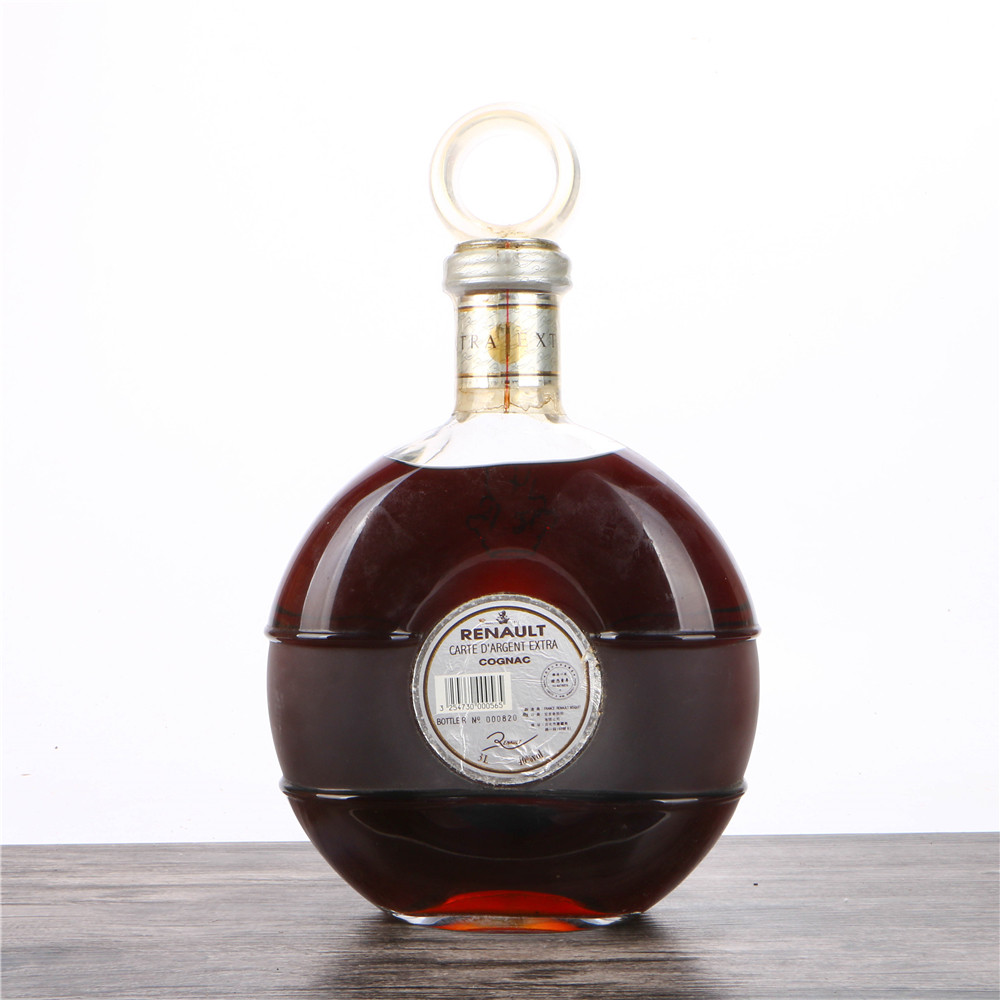 5/80年代6斤装雷诺extra特级干邑白兰地40度3000ml老洋酒收藏