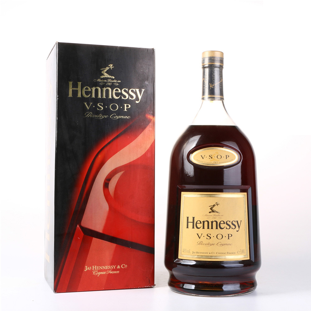 32/2000年代初轩尼诗vsop干邑白兰地40度3000ml老洋酒收藏
