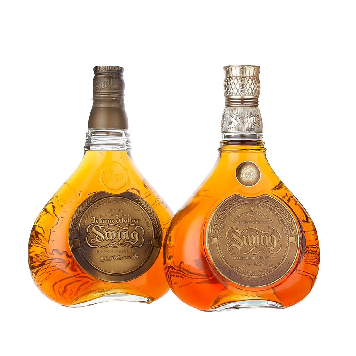 66.90年代尊尼获加 不倒翁 苏格兰威士忌43度750ml*2瓶