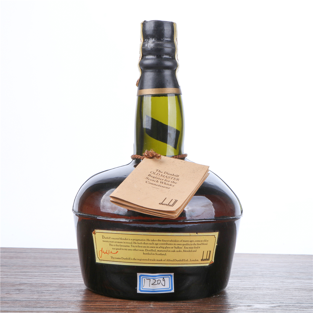 36.80年代2斤装 登喜路威士忌 43度10000ml*1瓶