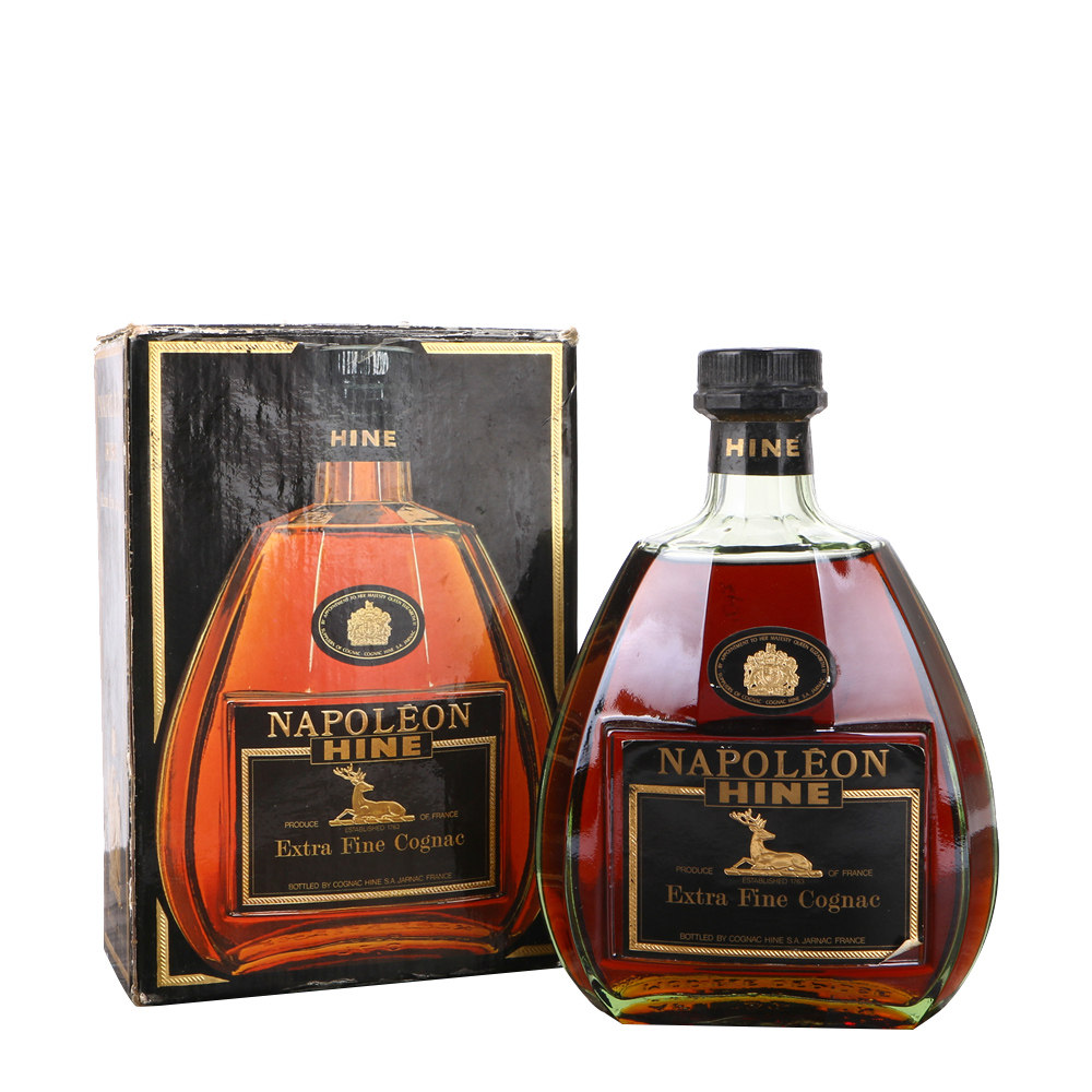 33/70年代青瓶御鹿拿破仑干邑白兰地40度700ml老洋酒