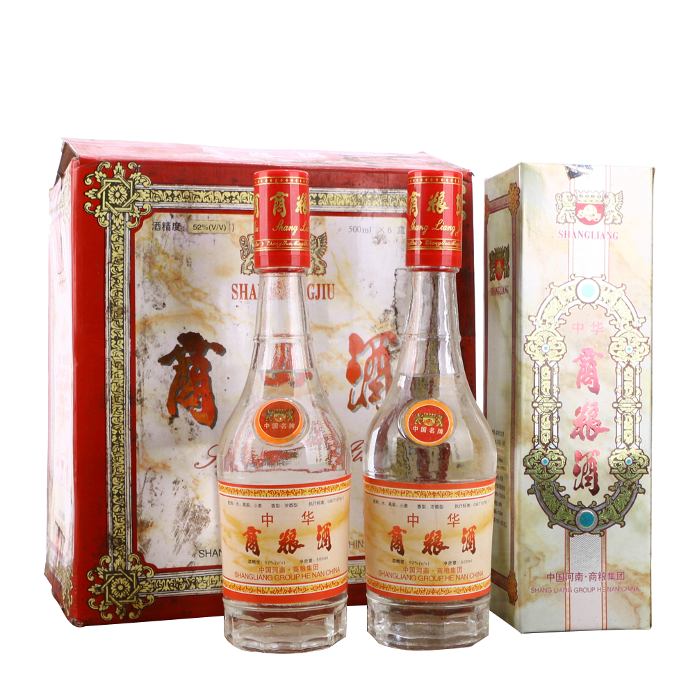 24/1997年河南商粮酒三箱浓香型52度500ml18瓶