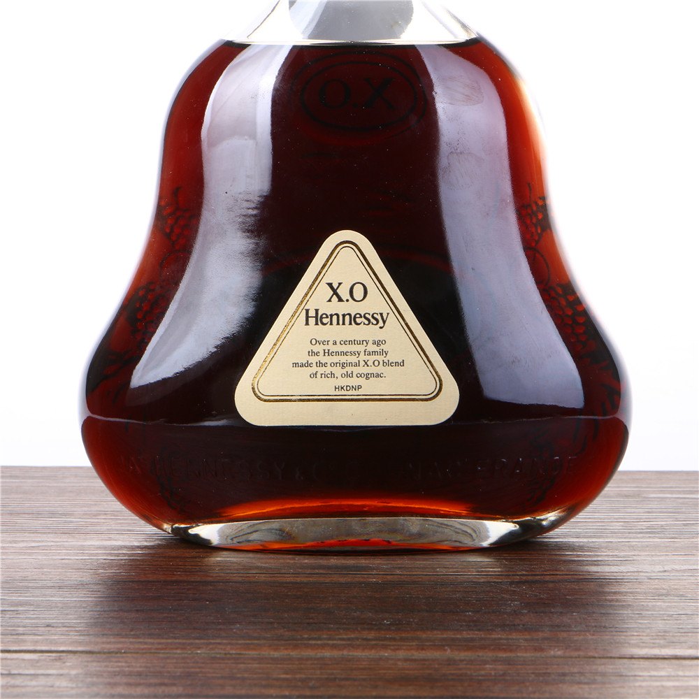56/90年代2斤轩尼诗xo干邑白兰地40度1000ml老洋酒