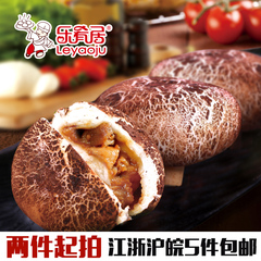 乐肴居烧肉蘑菇包肉包子儿童早餐面食茶点速冻食品400g/10只装