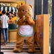 网红黄油小熊卡通人偶服装泰国butterbear玩偶服奶油熊跳舞黄油熊