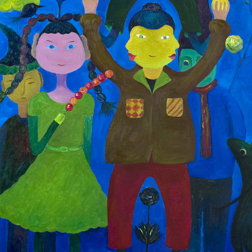 【学院艺术】江西师大 廖骐《看电影》