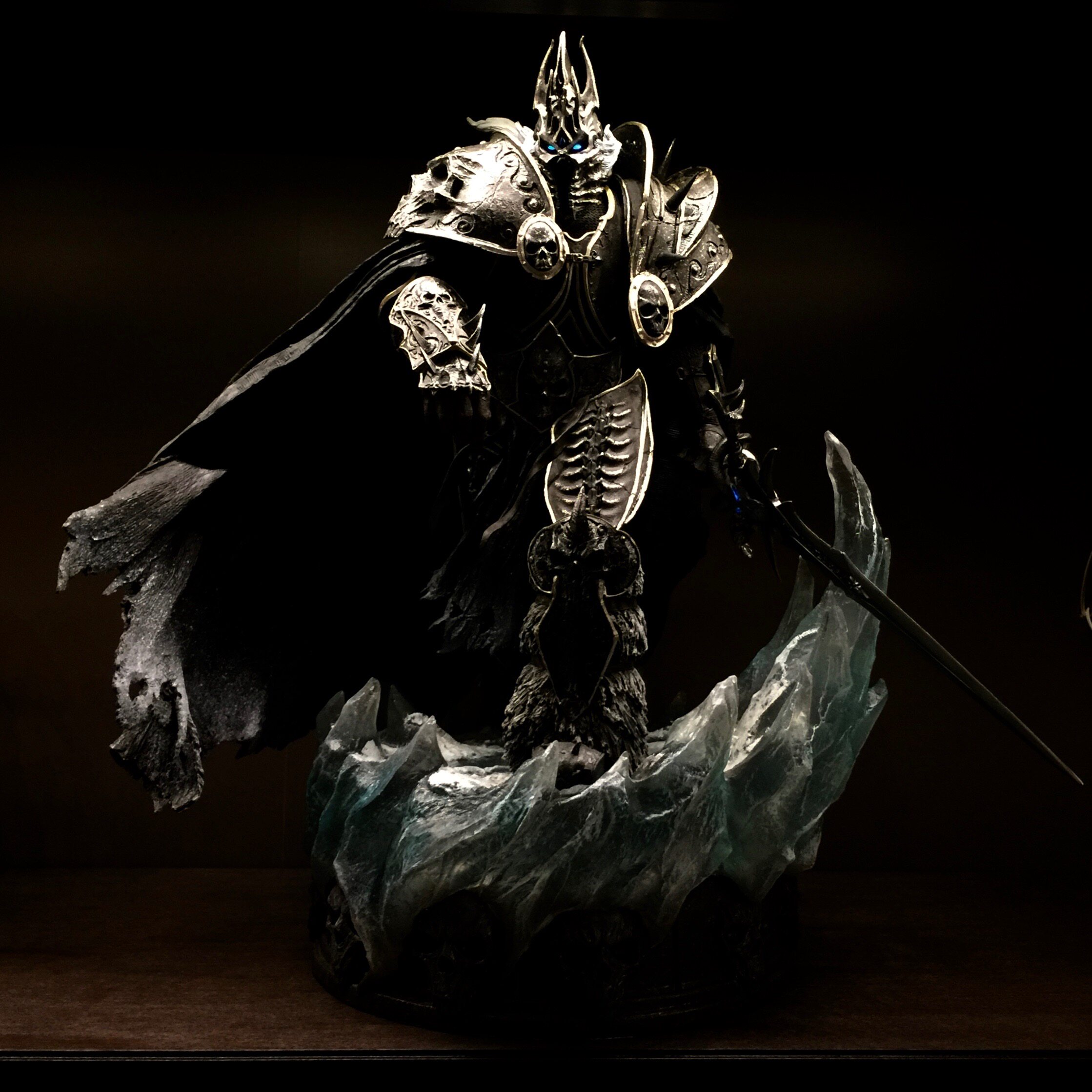 售完欣赏 sideshow 正版 阿尔萨斯 雕像 巫妖王 魔兽世界 暴雪