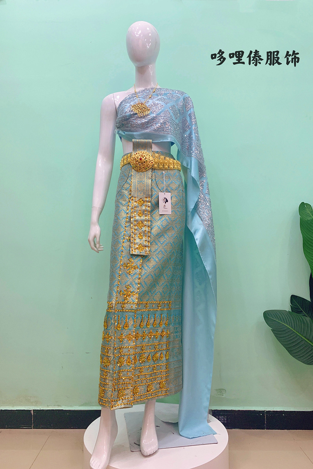 哆哩傣服饰泰国风情女傣族套装夜市拍照西双版纳年会酒店工作服