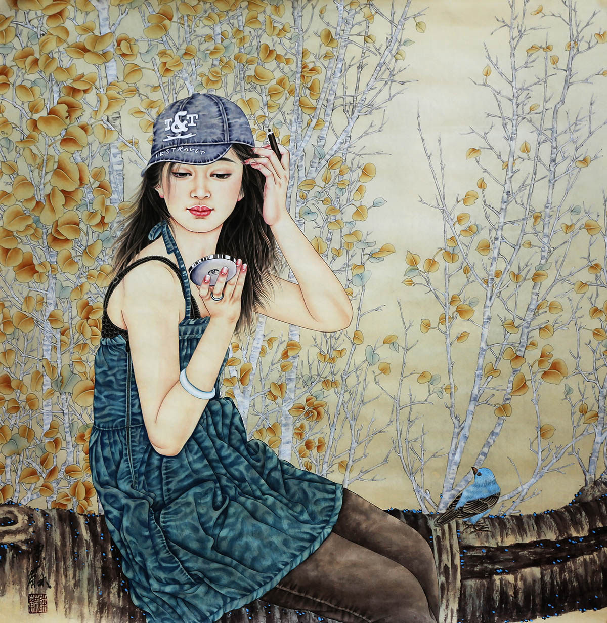 陈苏《无题2》副教授 中美协会员 墨华斋