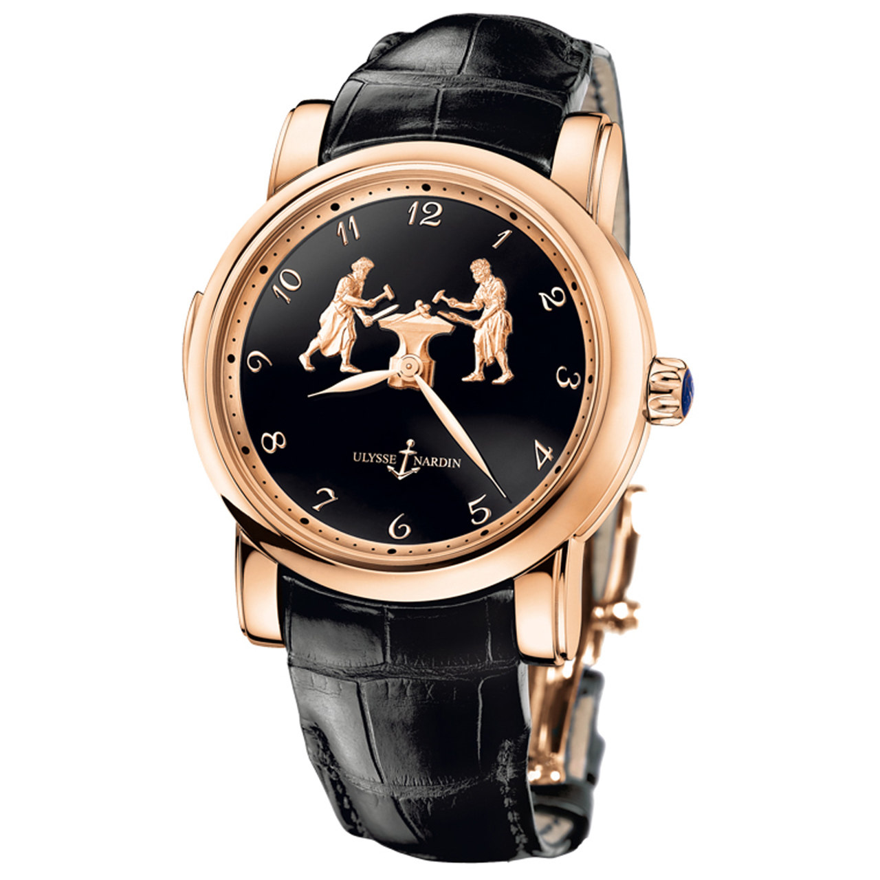 [9.9新]雅典男士手动机械公价2475000港币玫瑰金三问限量50支