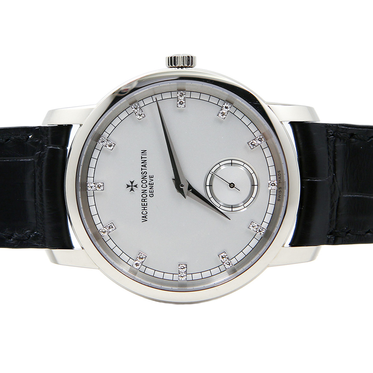 【9.8新】江诗丹顿手动机械男表 传承系列 白金 镶钻