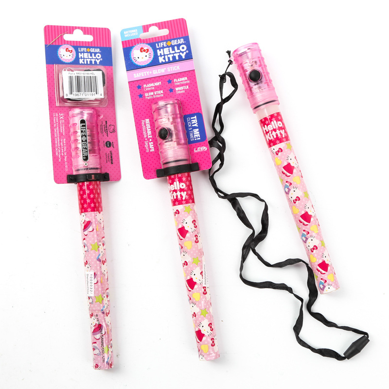 凯蒂猫 hello kitty可爱卡通手电筒荧光棒闪光棒演唱会舞台应援棒|msdalam kategori Toy/bayi/teka-teki/blok bangunan/model, elektronik/cahaya/berudara/mainan rumit, mainan LED - dari Buy2taobao.com untuk memberikan perkhidmatan ejen Taobao profesional membeli