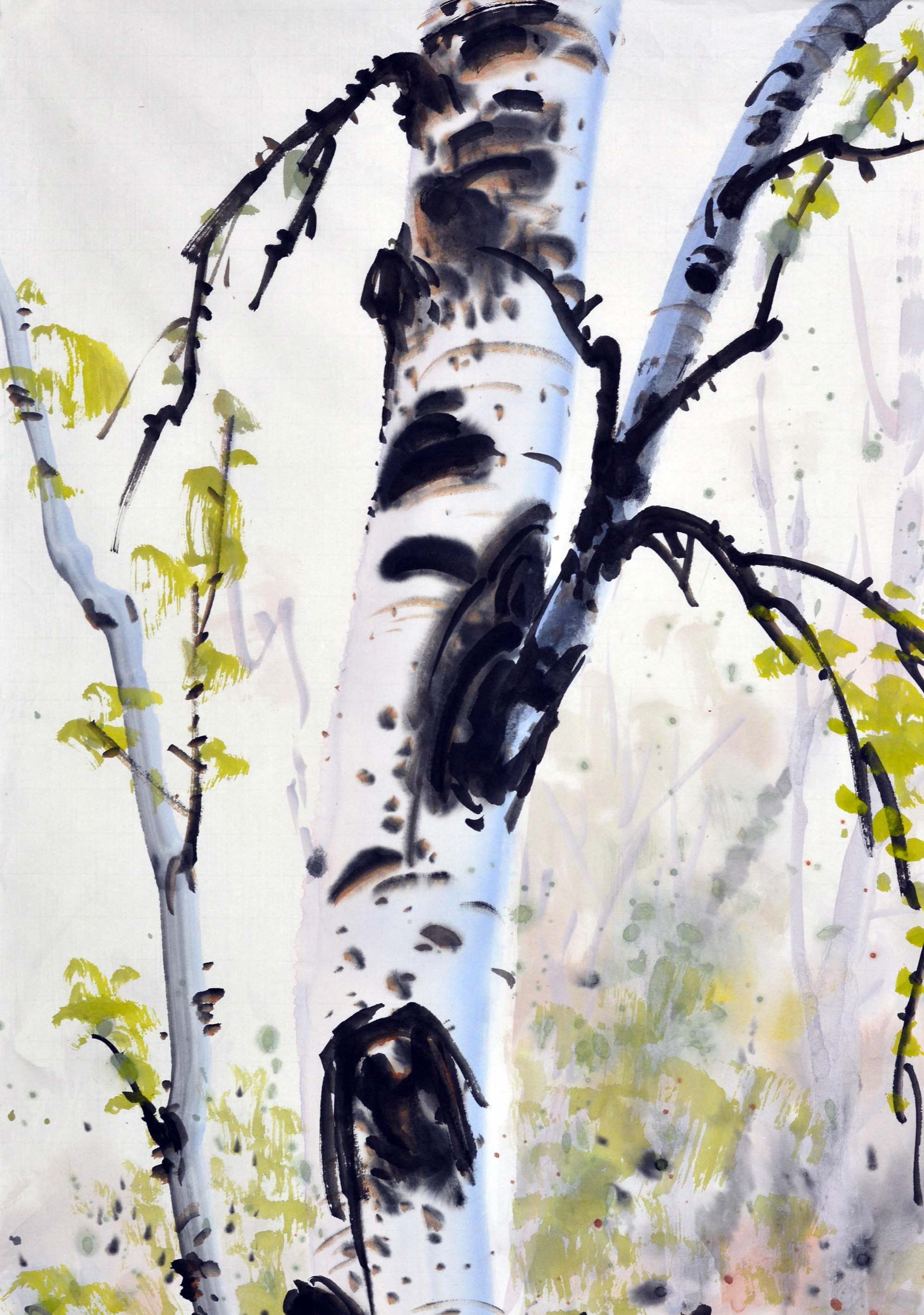 孙玉海《白桦树》