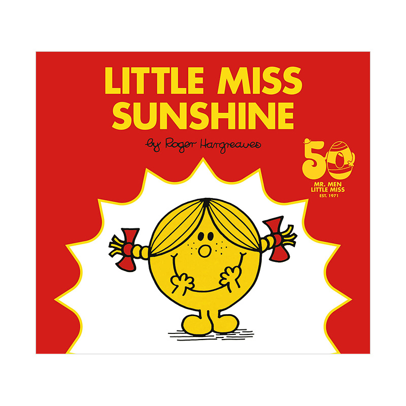 【现货】【奇先生妙小姐】50周年正版 阳光小姐Little Miss Sunshine:50th Anniversary Edition 儿童趣味小百科幽默绘本 英文原版