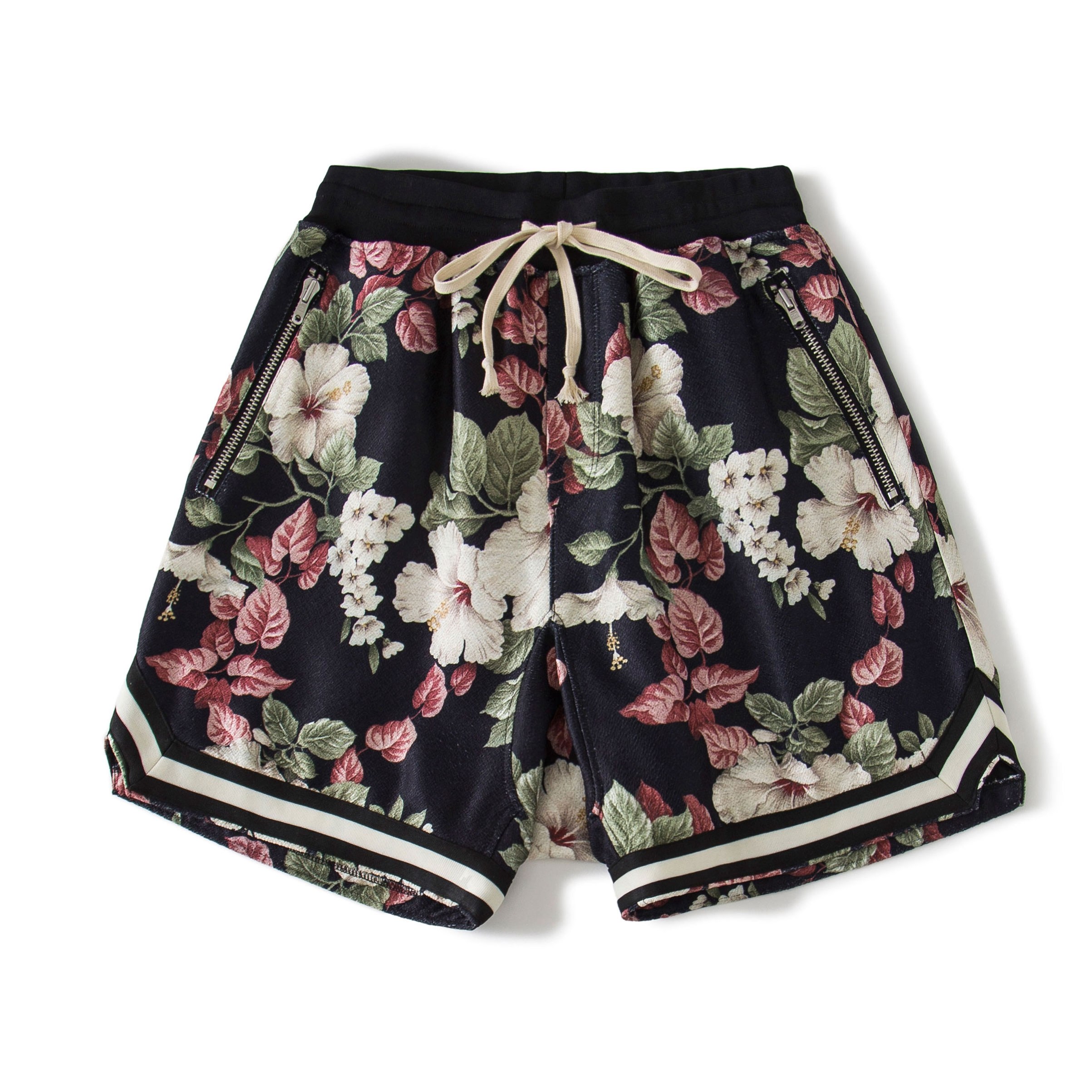 grayness fear of god 5th 第五季fog花卉荆棘树叶休闲短裤