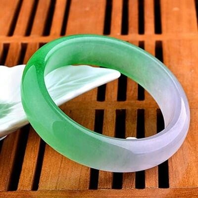 新疆和田玉批发总厂12的优惠券大全—冰种紫罗兰玉镯子翡翠手镯a级新