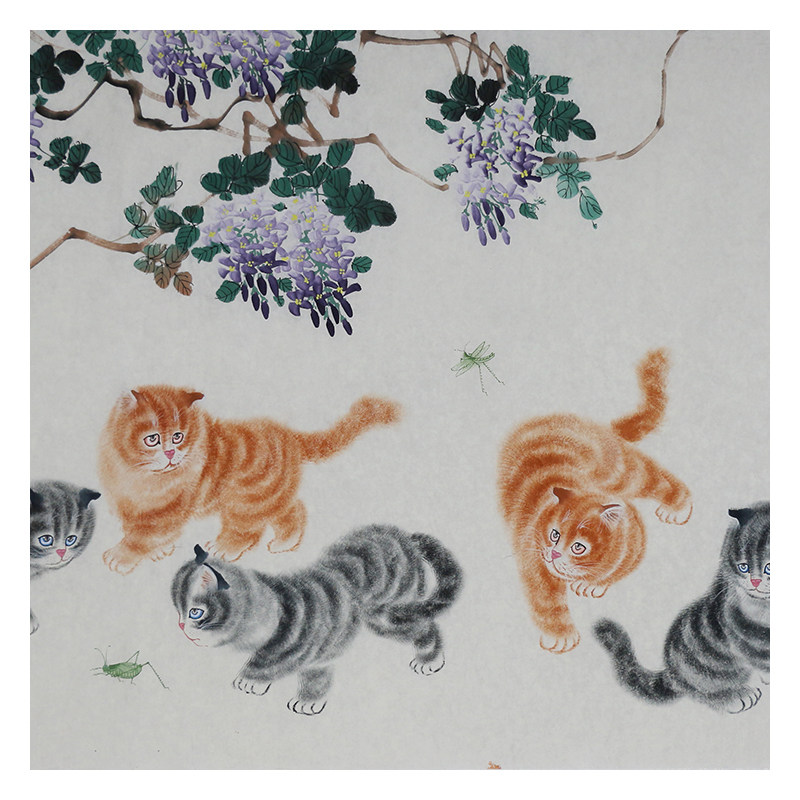 【即刻拍】董继营《六合同春图》中国书画精品水墨家居装饰收藏