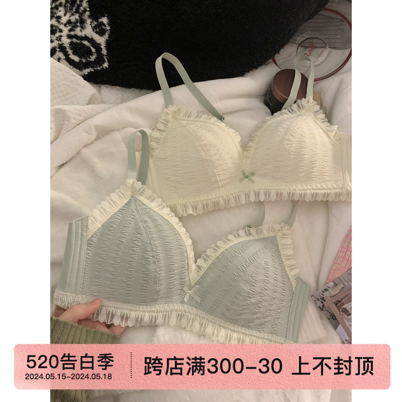 新款内衣女小胸聚拢显大无钢圈舒适收