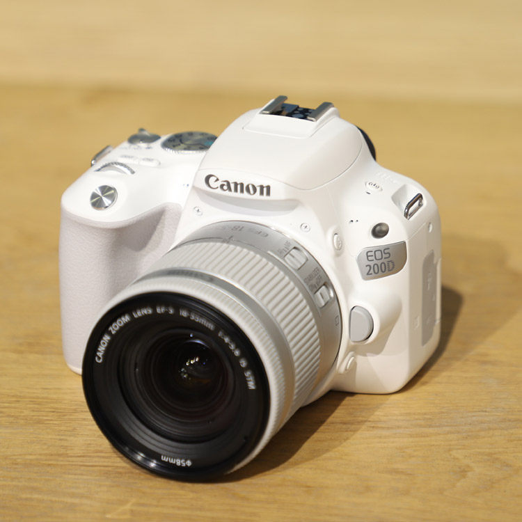 热销单反数码相机白色_canon/佳能 eos 200d 单反相机入门级佳能 高清