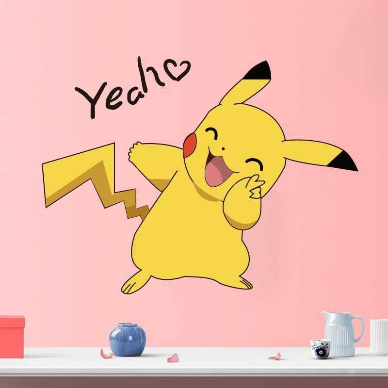 梵瑞澳皮卡丘贴画卡通精灵宝可梦壁纸神奇宝贝汽车贴纸自粘贴画防