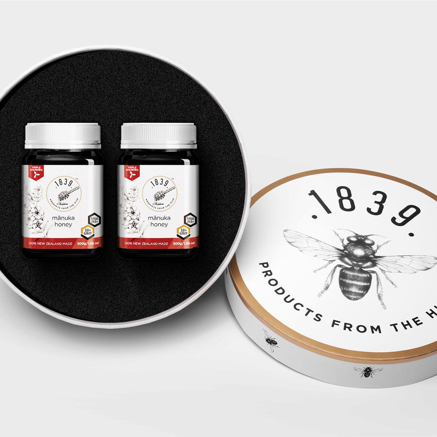 新西兰进口原装天然蜂蜜礼盒装包装麦卢卡10 中秋送礼