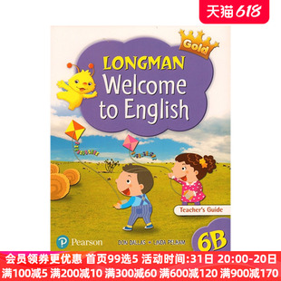 香港朗文小学英语教材 Longman Welcome to English Gold Teacher's Guide 单册新版教师用书 6B 纯全英文版正版原著英语书籍