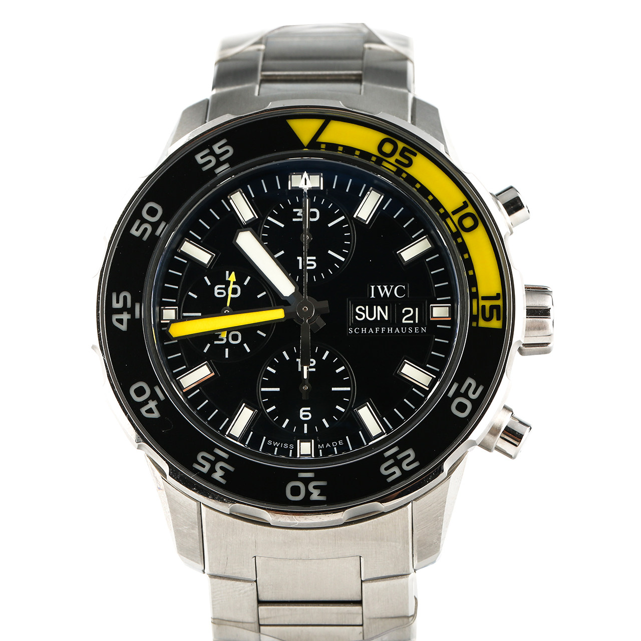 md【9.9新】全套附件万国海洋计时系列自动机械男表