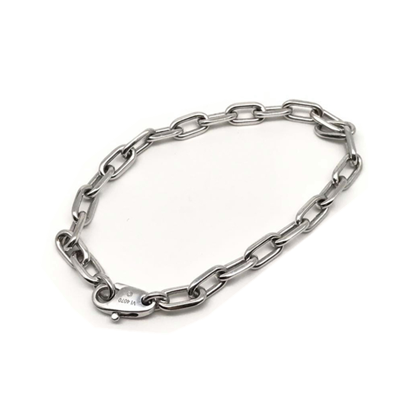 [9.5新]卡地亚cartier中性18k白金手链