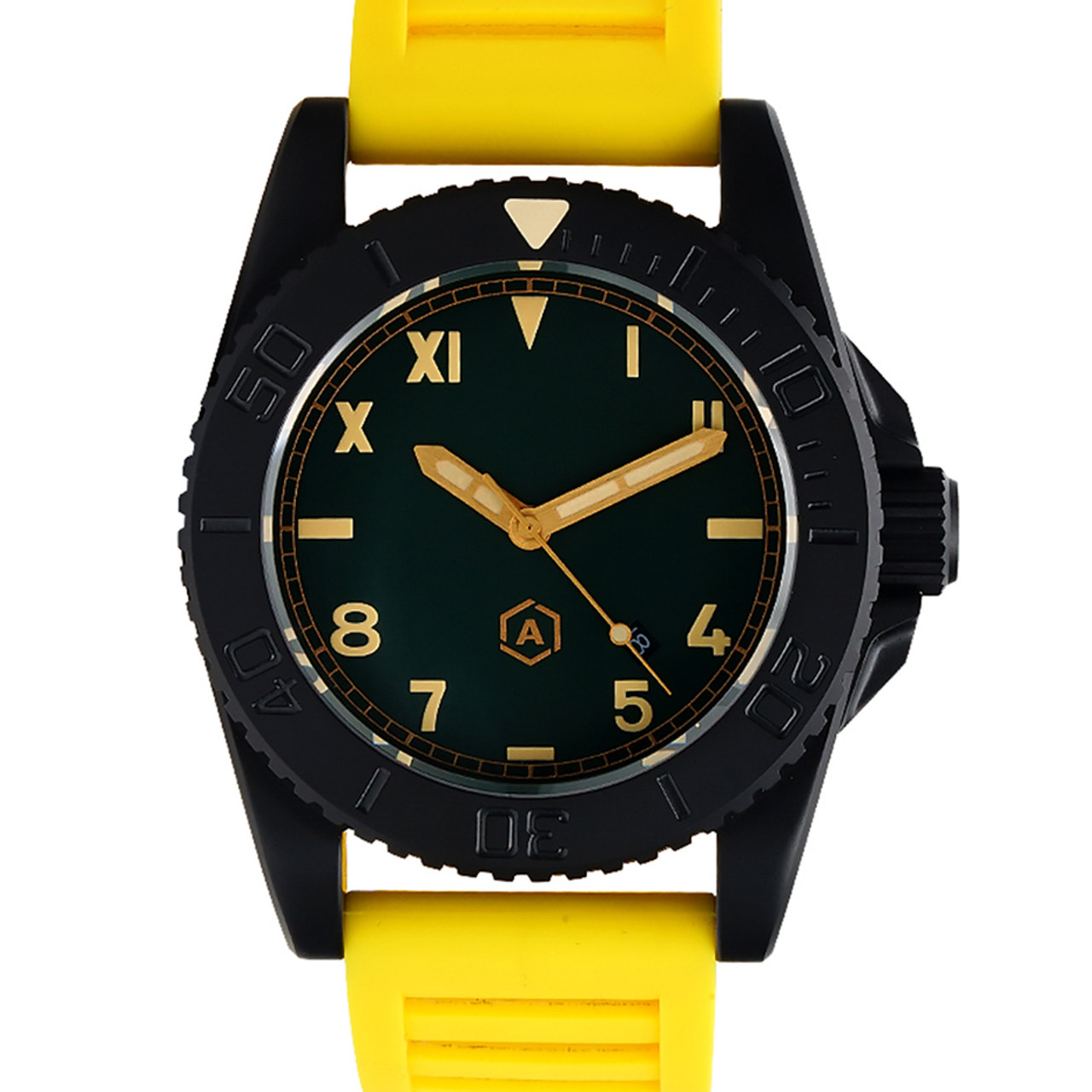 【无保留价】[9.9新]安肯自动机械男表