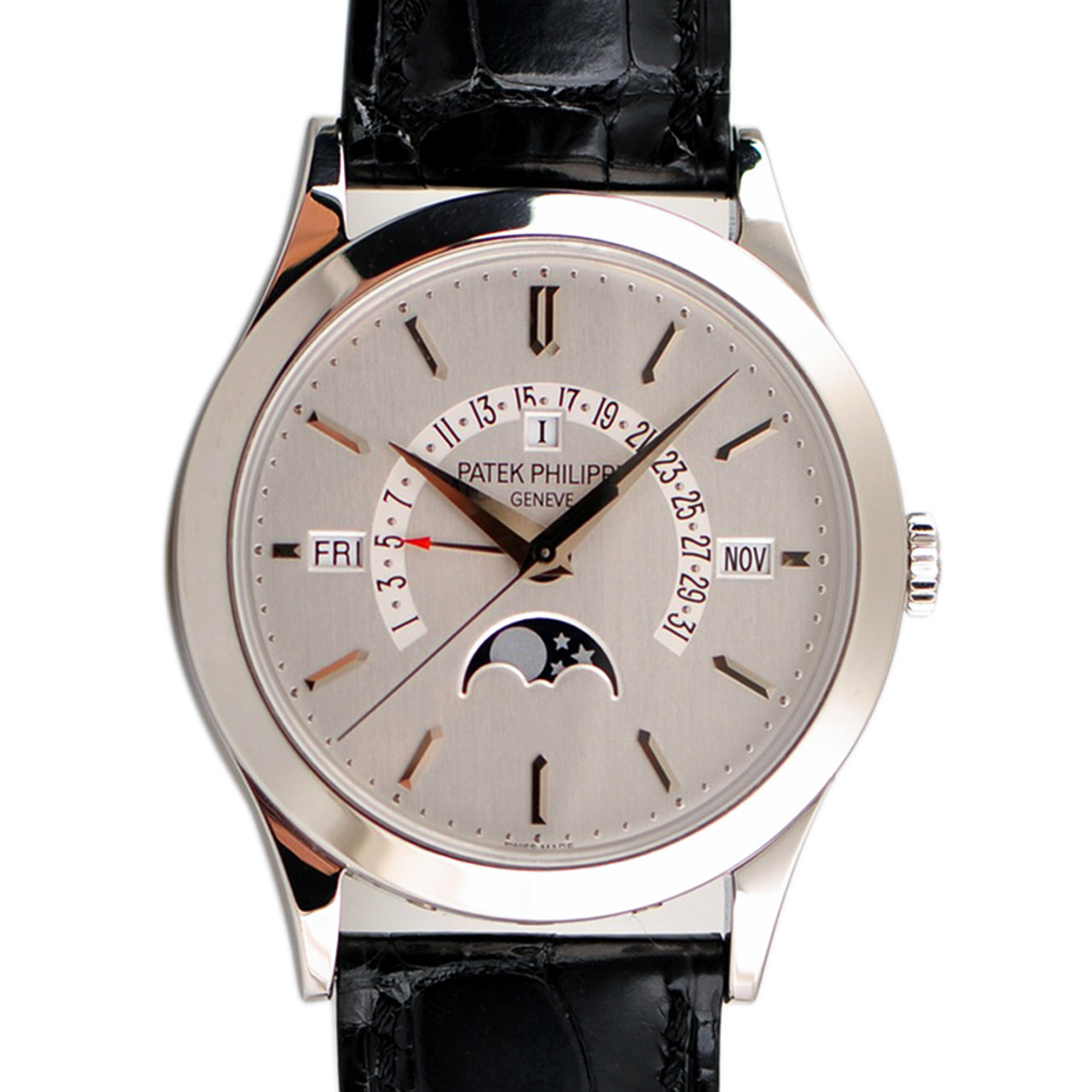 [9.5新]百达翡丽pt950铂金自动机械男表5496p-001