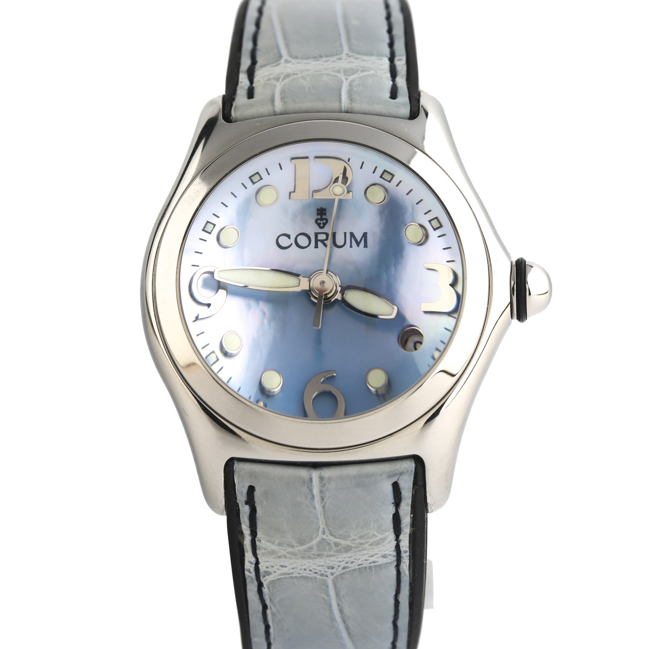 [9.8新]昆仑bubble系列精钢石英女表